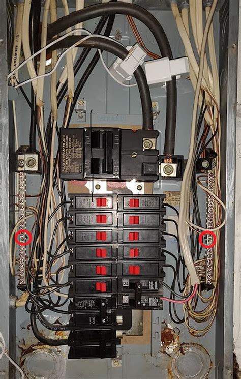 does ground bar go against metal on electrical box|adding ground bars to electric panel.